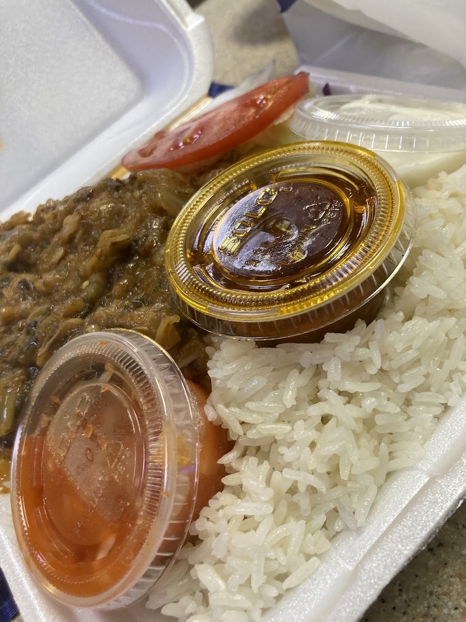Hearty Haitian entrees on display